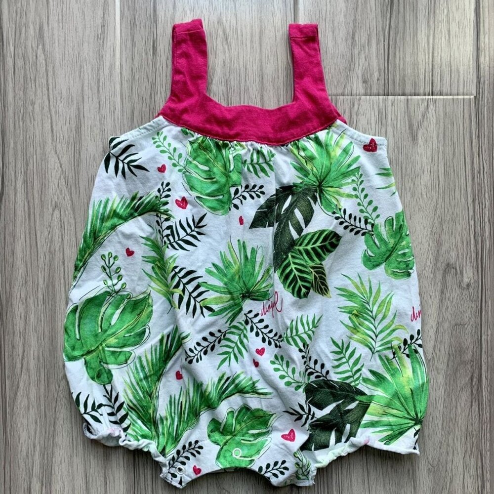 Desigual 12m Palm Leaf Bubble Romper